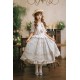 Miss Point Goose's Flower Basket Petal Hem Skirt(Reservation/3 Colours/Full Payment Without Shipping)